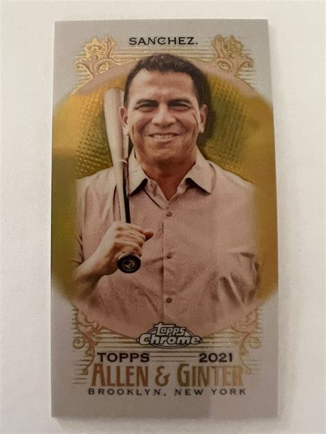 Topps Allen Ginter Chrome Gold Mini Jesse Sanchez Ebay