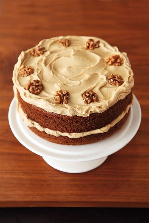 Coffee And Walnut Layer Cake Recipe Coffee And Walnut Cake Food