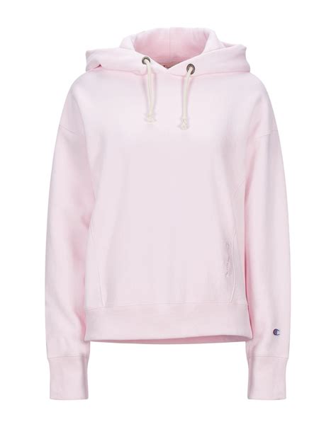 Champion Fleece Sweatshirt In Light Pink Pink Lyst