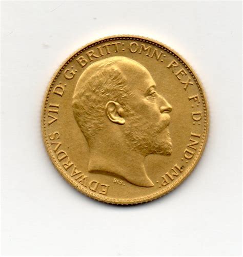 1902 Matt Proof Half Sovereign Edward VII Coinage Of England