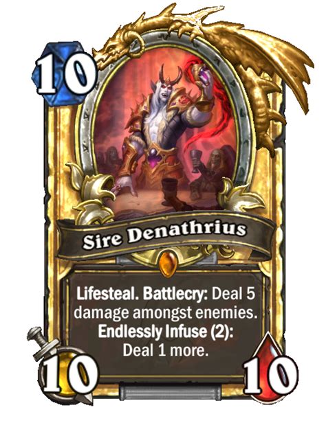 Sire Denathrius New Hearthstone Wiki