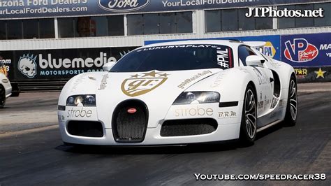 Bugatti Veyron Mile Drag Strip Run And Ride Youtube