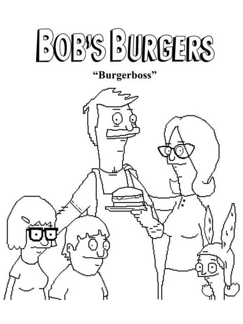 Bob’s Burgers 8 Coloring Page