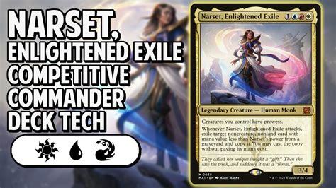 Narset Enlightened Exile Cedh Competitive Commander Deck Tech Youtube