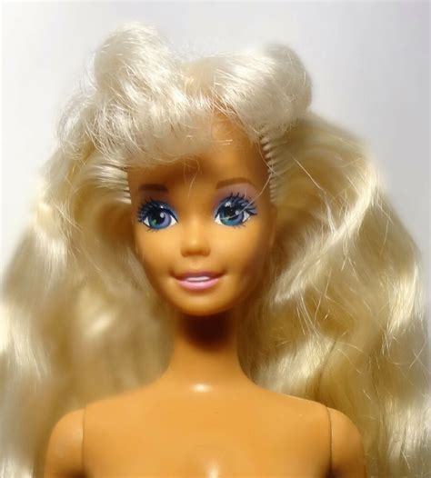 Vintage 1992 Mattel Glitter Beach Barbie Doll Nude EBay