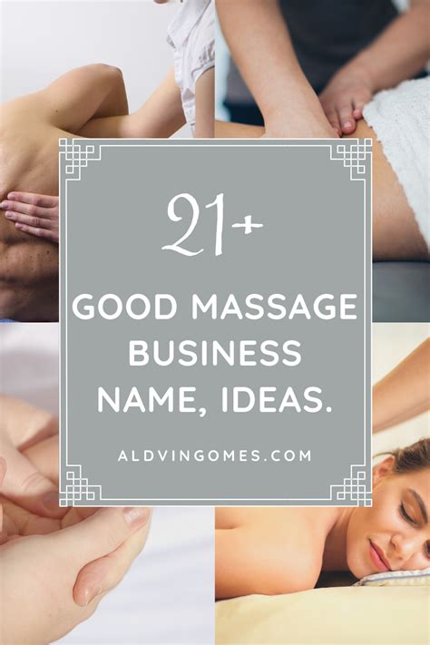 279 Most Unique Creative Massage Business Names Artofit