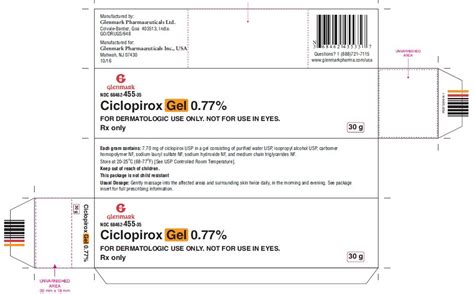 Ciclopirox Gel Package Insert Prescribing Information