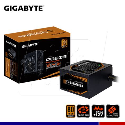 Gigabyte Fuente 650W ATX 80 Plus Bronze 100V 240VAC GP P650B