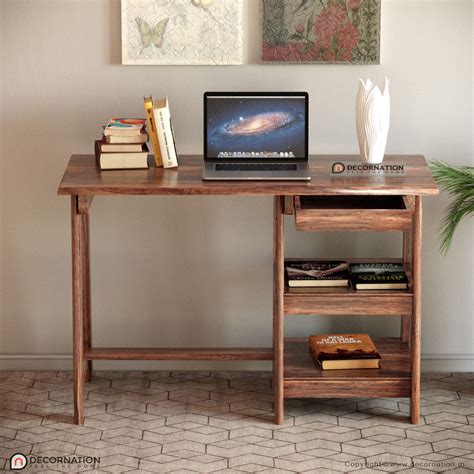 columbia solid wood computer table decornation