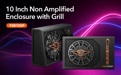 Cadence Fsb10sp 10 Inch Non Amplified Enclosure With Grill