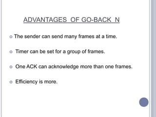 GO BACK N PROTOCOL | PPT