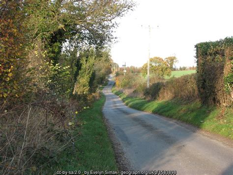 View North East Along The Lane To © Evelyn Simak Cc By Sa20