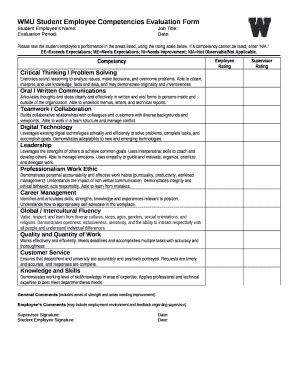 Competency Assessment Template Word Complete With Ease Airslate Signnow