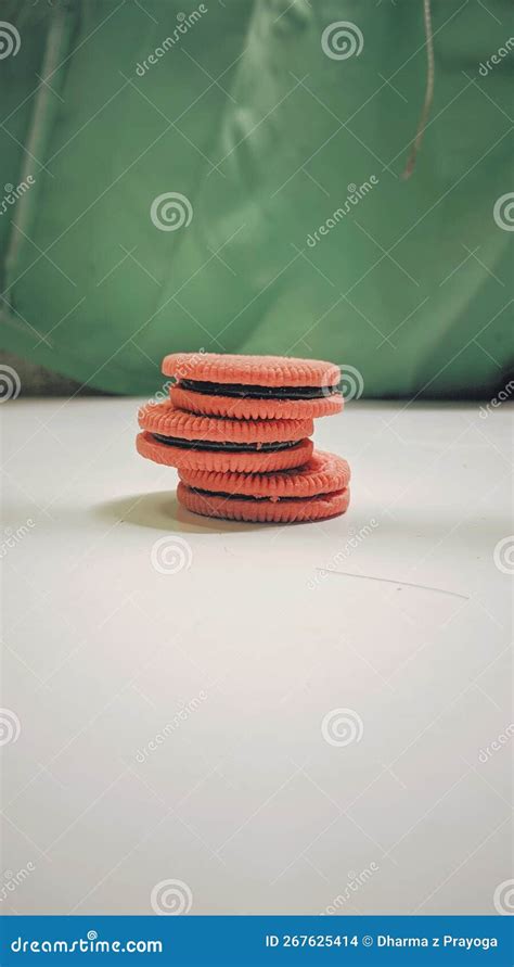 Photo Of Pink Biscuits Stock Photo Image Of Furniture 267625414