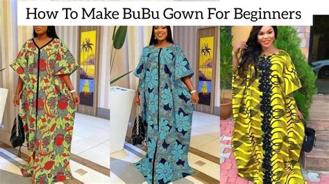 How To Make A Butterfly Bubu Caftan Dress Easy Cutting And Stitching