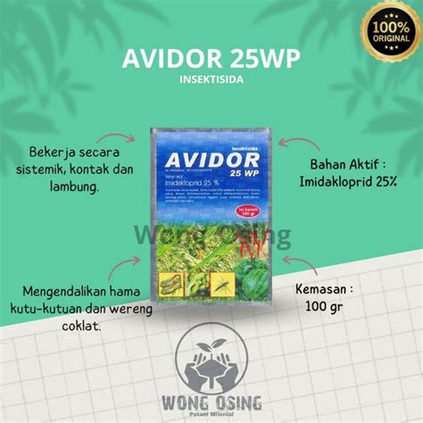 Jual INSEKTISIDA AVIDOR 25WP 100Gram Shopee Indonesia