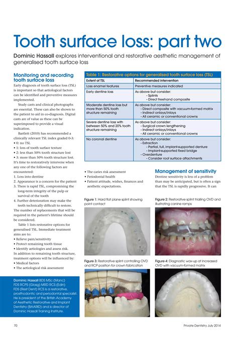 ToothSurfaceLoss_Part2 | PDF