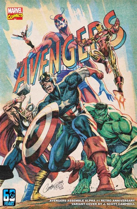 J SCOTT CAMPBELL MARKS 60 YEARS OF EARTH S MIGHTIEST HEROES IN NEW