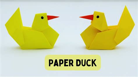 How To Make Moving Paper Duck Toy For Kids Nursery Craft Ideas