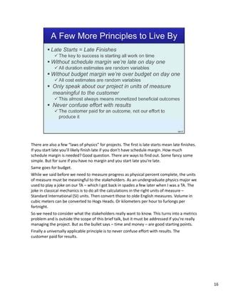 Immutable Principles Of Project Management V7 Final Cmu PDF Free