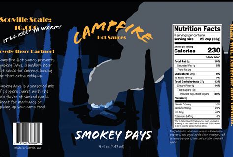 Campfire Hot Sauces Presents Smokey Days Skillshare Student Project