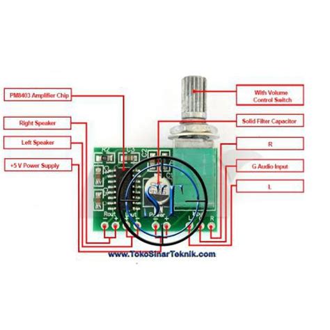 Jual Kit Pam V Stereo Channel W Mini Digital Hifi Audio