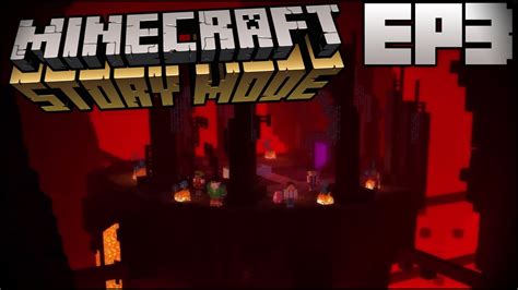 Minecraft Story Mode Ep Into The Nether Youtube