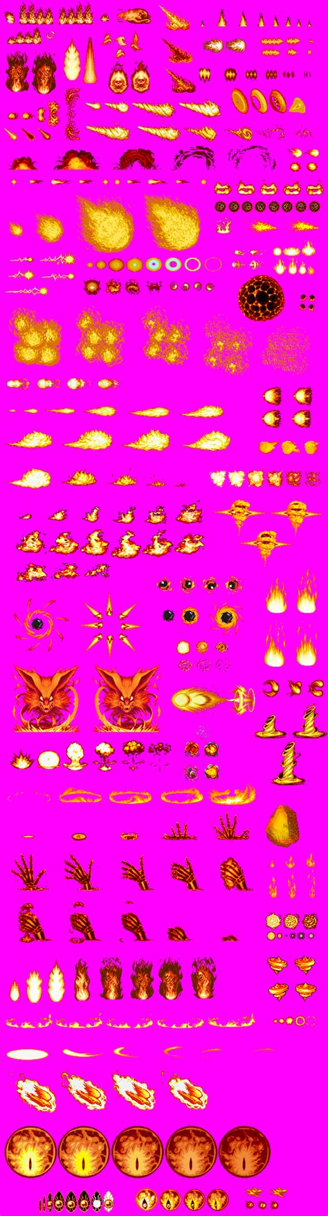 Fire Sprite Sheet Png