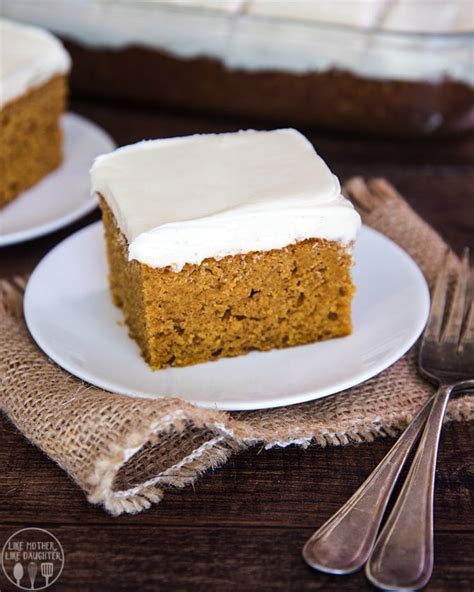 The Best Pumpkin Cake With Cream Cheese Frosting Like Mother Like Daughter