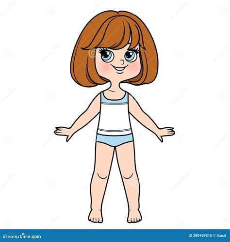 Short Girl Cartoon