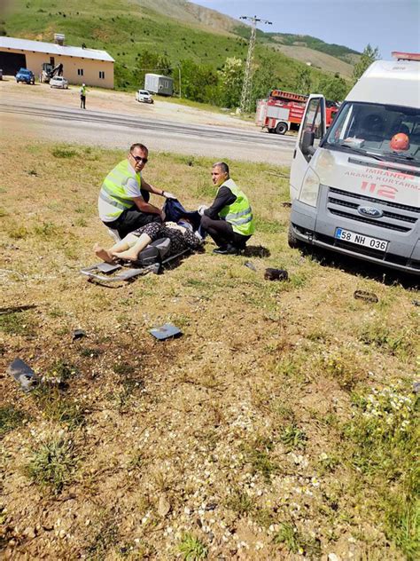 Sivas Ta Feci Kaza Hafif Ticari Ara Devrildi Ocuk Hayat N