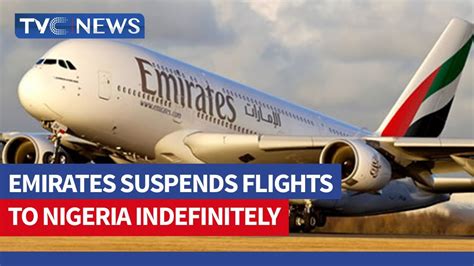 Emirates Airlines Suspends Flights Indefinitely To Nigeria Over Trapped