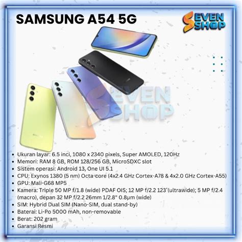 Jual Samsung A54 5g 8128 8256 Garansi Resmi Shopee Indonesia