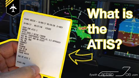 What Is The ATIS Explained By Captain Joe YouTube