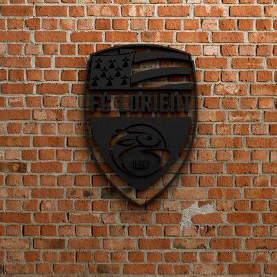 Fc Lorient Logo D Print Model By Waelmoussa