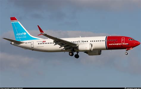 SE RTD Norwegian Air Sweden AOC Boeing 737 8 MAX Photo By Lukas Ponitka