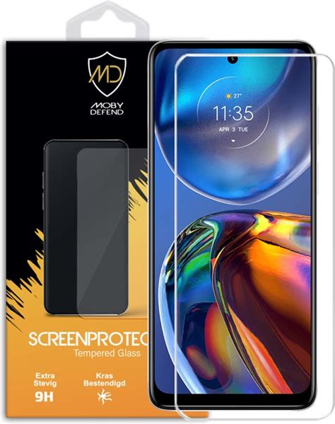 Motorola Moto E32 E32S Screenprotector MobyDefend Case Friendly