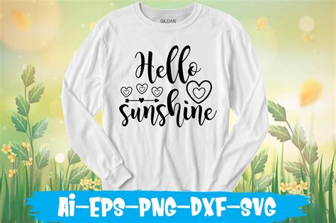 Hello Sunshine Graphic by cutesycrafts360 · Creative Fabrica