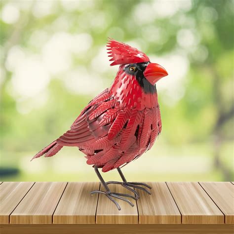 Amazon Handsider Tree Hugger Cardinal Garden Statues Resin Large