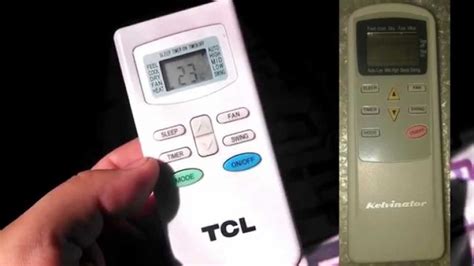 Manual Control Remoto Aire Acondicionado Tcl