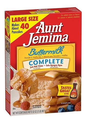 Harina Buttermilk Para Hot Cakes And Waffles Aunt Jemima 907g Mercadolibre