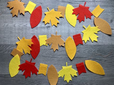 How To Make A Felt Leaf Garland For Autumn