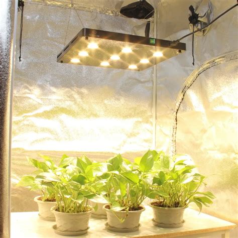 Ultra thin COB LED Plant Grow Light Full Spectrum BlackSun S9 LED Panel Lamp for Indoor ...