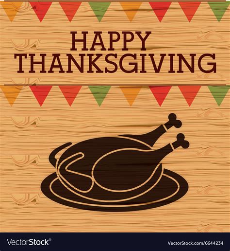 Happy Thanksgiving Design Royalty Free Vector Image