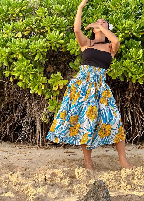 Made In Hawaii Handmade Art Hawaiian Pau Skirt Hula Skirt Etsy