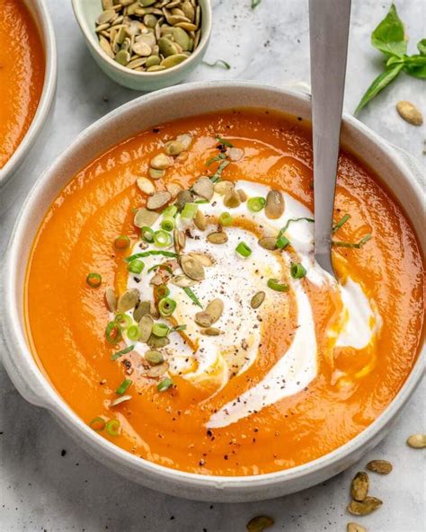 Easy Roasted Pumpkin Soup Healthy Fitness Meals