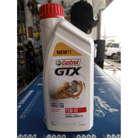 Castrol GTX 15W 40 For Gasoline Engines Mineral Engine Oil Lazada PH