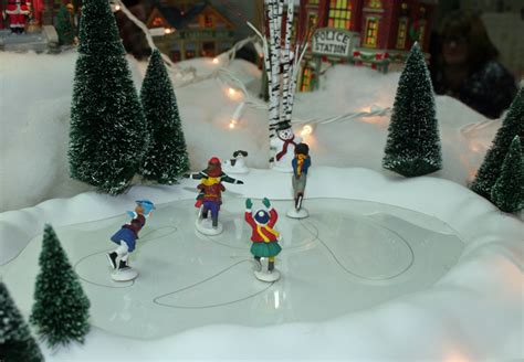 Ice Skaters Christmas Village At Grady Pilger Blog