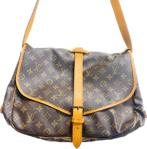 Louis Vuitton ルイヴィトン ソミュール35 モノグラム ショルダーバッグ Ar0991の買取実績 買取専門店さすがや