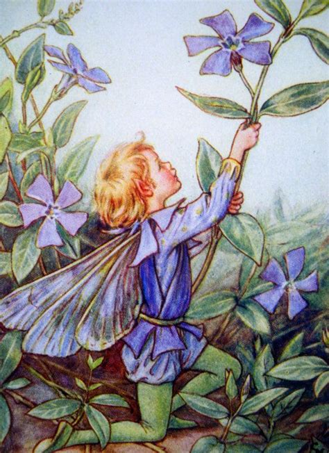 The Periwinkle Fairy Cicely Mary Barker 1930s By Sandshoevintage 9 00